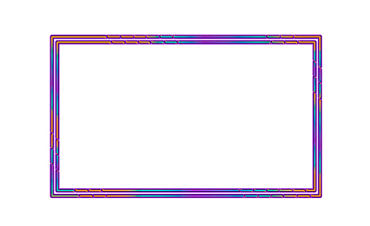 Abstract Rectangular Vector Frame Modern Design Stock Illustration ...