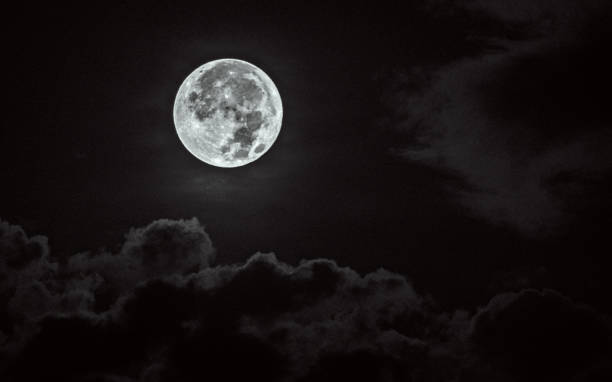 istock Super Moon above a sea 2184923642