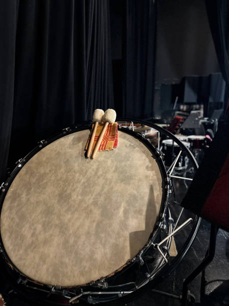 istock Bass drum ready to play: percussion instruments 2184927880