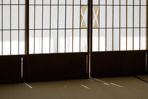 istock Light filtering through the gaps in the building materials 2184929014
