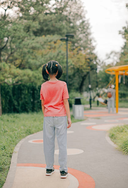 Little girl in the park
