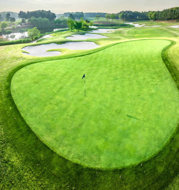 istock Golf course green grass natural landscape 2184937492