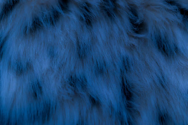 blue velour plush cloth textured background for design purpose
