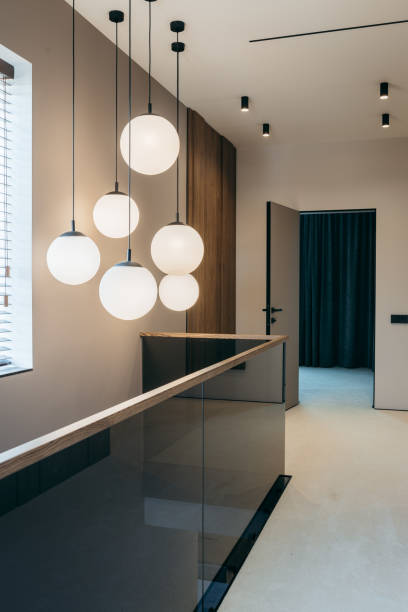istock Chandeliers on the Ceiling in the House 2184949184