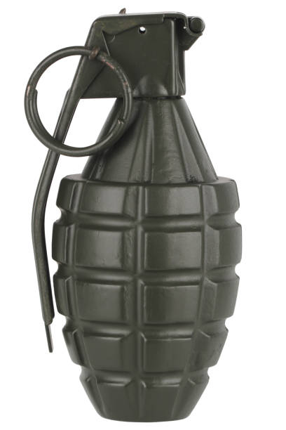 istock Fragmentation hand grenade World War two period 2184955961