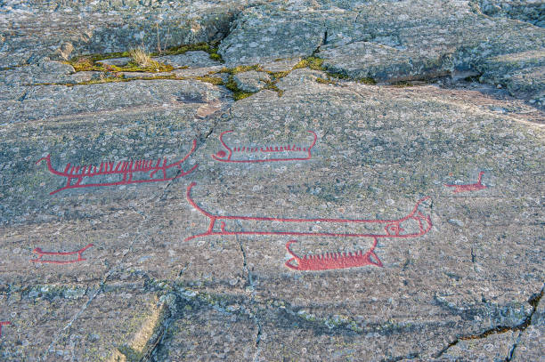 istock Bronze age rock carvings in Sweden 2184964870