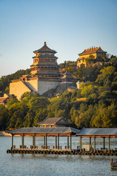 istock Summer Palace viewed across park lake in Beijing 2184973262