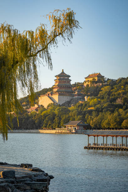 istock Summer Palace viewed across park lake in Beijing 2184973493