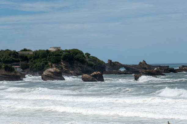 Biarritz is a city on the bay of Biscay on the Atlantic Ocean in southwestern France.