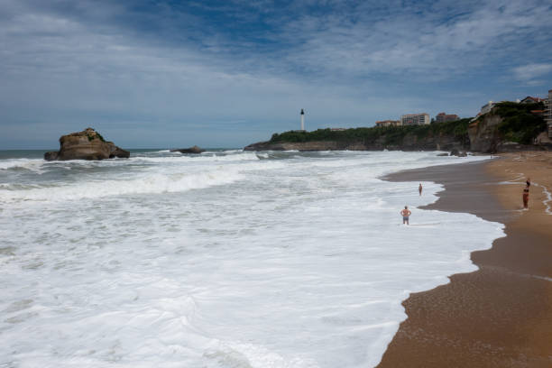 Biarritz is a city on the bay of Biscay on the Atlantic Ocean in southwestern France.