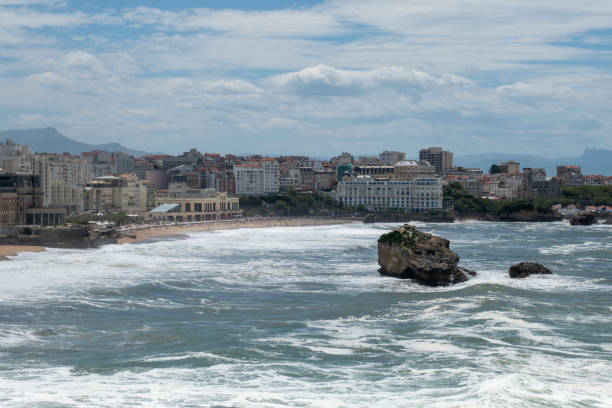 Biarritz is a city on the bay of Biscay on the Atlantic Ocean in southwestern France.