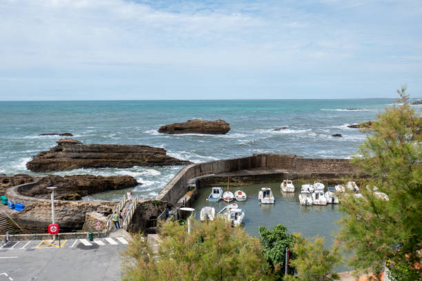 Biarritz is a city on the bay of Biscay on the Atlantic Ocean in southwestern France.