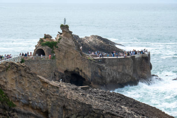 Biarritz is a city on the bay of Biscay on the Atlantic Ocean in southwestern France.