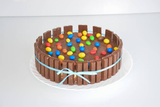 homemade chocolate chip cookie cake decorated for celebrations