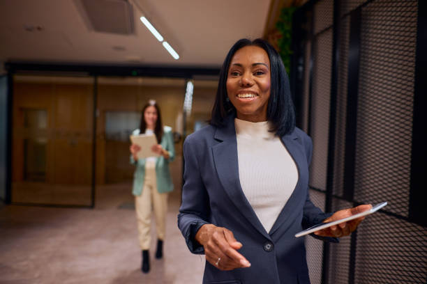 istock Confident Businesswoman in Modern Office 2184997461