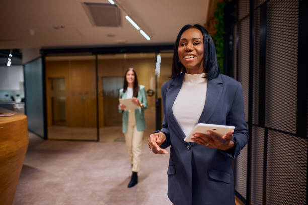 istock Confident Businesswoman in Modern Office 2184997470