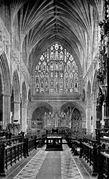 istock Altar at Cathedral Church of Saint Peter in Exeter, England - 19th Century 2184998049