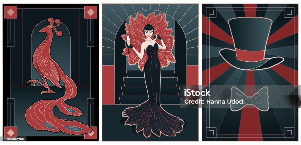 Deco Magic Illustrations Of Art Deco Style Stock Illustration - Download Image Now ...