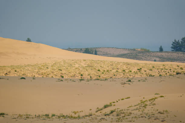 istock View of a sandy plateau surrounded by forest and mountains 2185005877