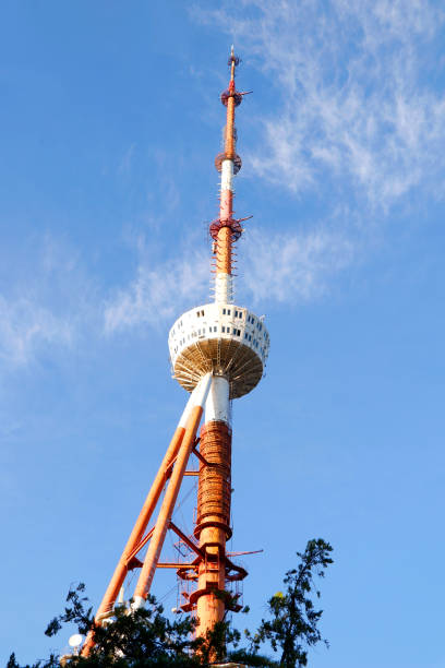 istock Georgia Tbilisi TV Broadcasting Tower is a free-standing tower structure used for communications purposes. The tower is located in Tbilisi 2185008505