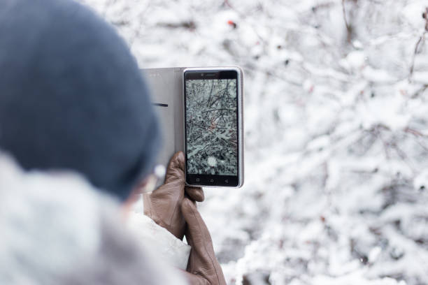 istock Smartphone photography in winter 2185013665