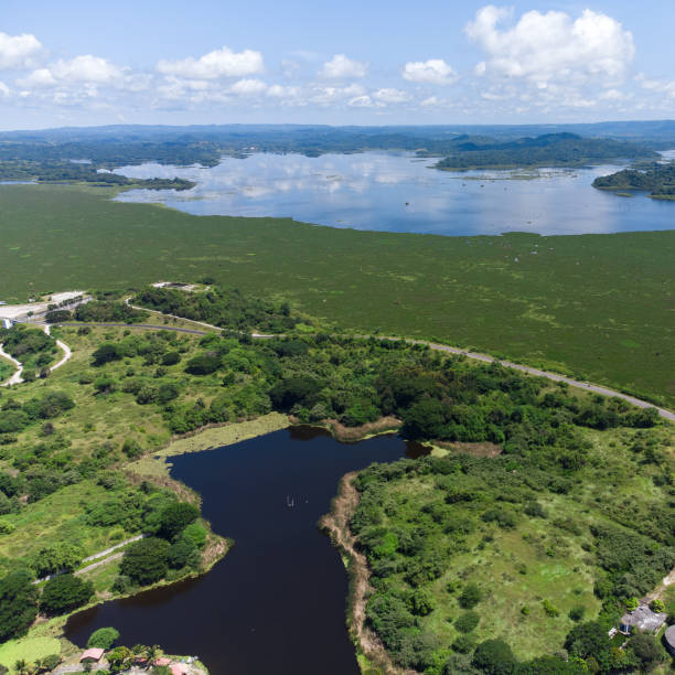 istock Aerial Landscape with Lakes and Forests 2185015988
