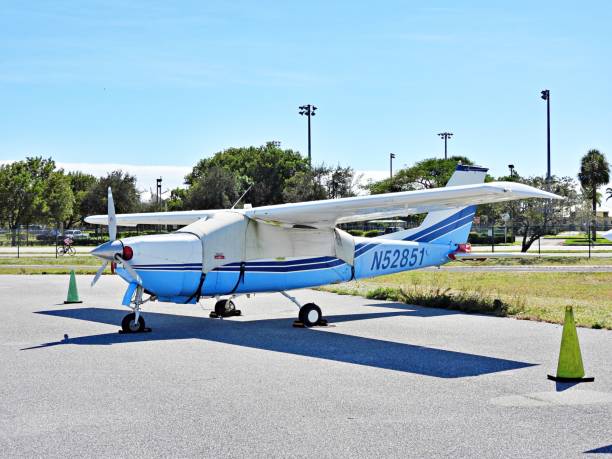 Pompano Beach, Broward County, Florida, USA November 11, 2024. A Cessna 177RG fixed wing single engine (4 seats / 1 engine) N52851 on the tarmac at the Pompano Beach Airpark.