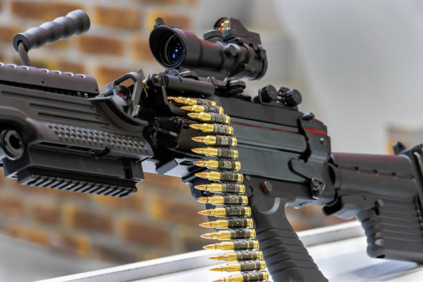 Machine gun rifle and bullet cartridge