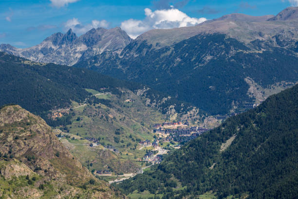 istock One of towns between the Pyrenees mountains - Andorra 2185023113