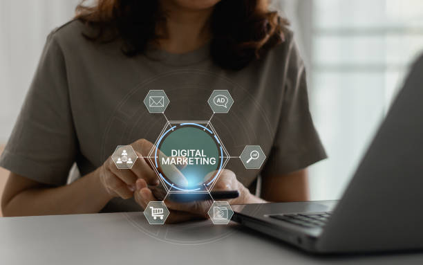 istock Digital marketing technology concept. Internet. Online. Search Engine Optimisation. SEO. SMM. Video Advertising. Promotion of products or services through digital channels search engine. Social media. 2185028499