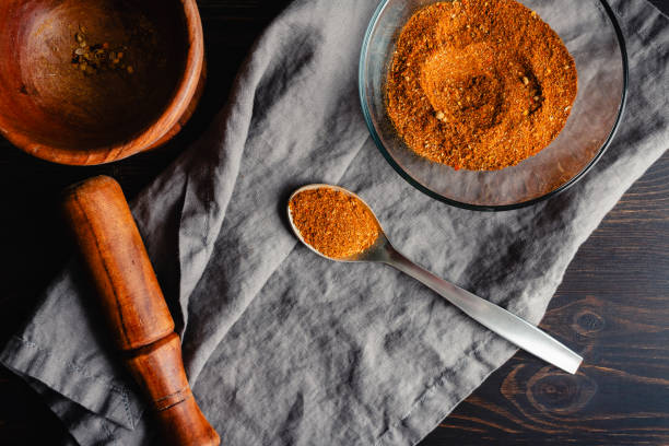 istock Spoonful of Homemade Berbere Spice Blend 2185029395