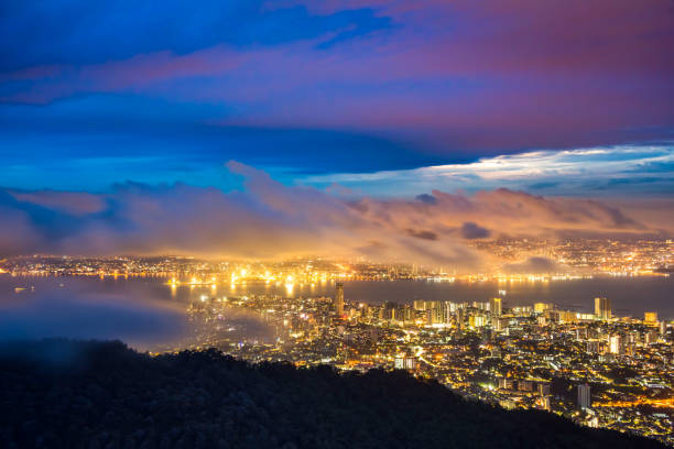 istock George Town City view from Penang Hill indicating good tourism 2185034026