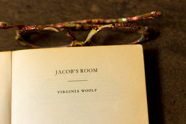 istock Open Book, Title Page: Jacob's Room by Virginia Woolf 2185037469