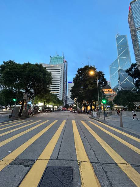 istock Tranquil Sunday Evening in Central Hong Kong 2185047240