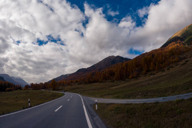 istock Open Road with Autumn Mountain Views 2185052924