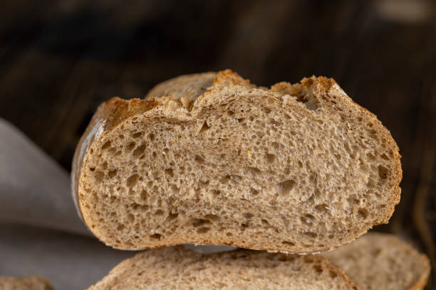 istock wheat flour bread in close-up 2185053805