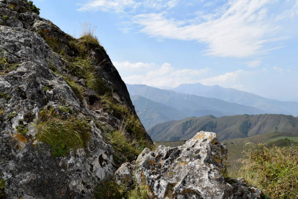 beautiful mountain summer landscape with rocks