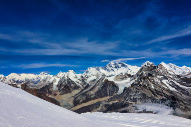 istock Mount Everest,Cho Oyu panorama,Mera Peak Expedition,Nepal 2185063044