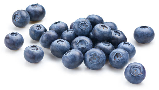 istock Fresh blueberry isolated on white background 2185071024