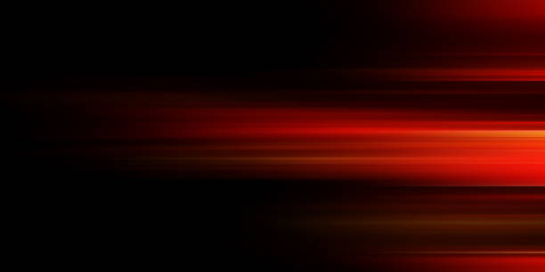 istock Red stripes lines motion blurred de focused speed abstract background 2185073132