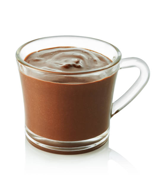 istock hot chocolate in glass cup isolated on white 2185073145