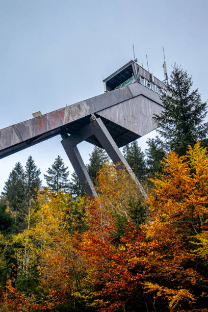 istock An autumn cycle tour through the Thuringian Forest on the Mommelstein cycle path between Schmalkalden and Brotterode - Thuringia 2185075295