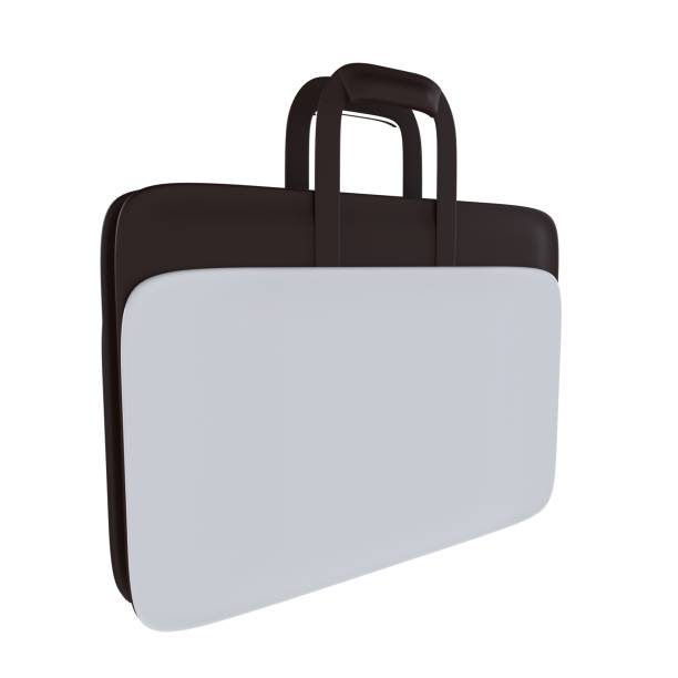 istock Stylish black and white briefcase designed for modern professionals 2185075979