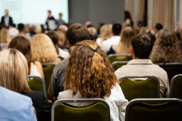istock The audience is actively engaged during a conference setting designed for professional development and networking 2185080381