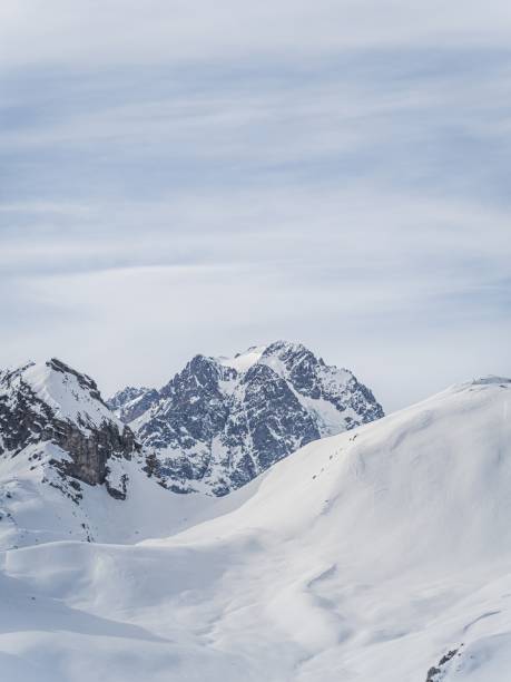 istock Snowy Mountains in Serre Chevalier Ski Resort 2185082215