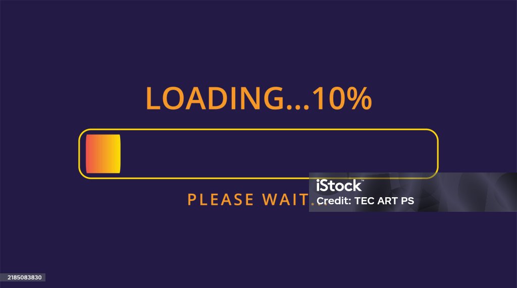 Loading Level 10 Loading Bar 10 Stock Illustration - Download Image Now - Circle ...
