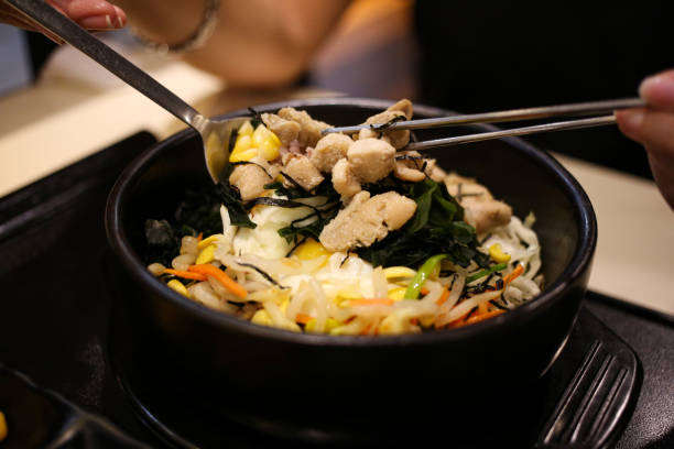 istock Korean Dishes - Bibimbap 2185090397