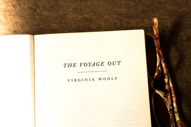 istock Open Book, Title Page: The Voyage Out by Virginia Woolf 2185092218