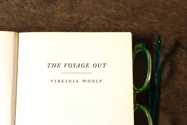 istock Open Book, Title Page: The Voyage Out by Virginia Woolf 2185092226