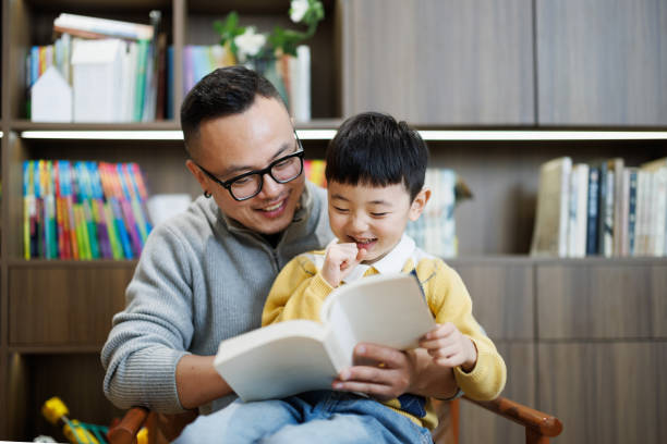 istock Father tells stories to his son 2185100655